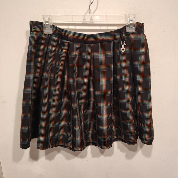 Plaid A-Line Skirt - Multicolor - Picture 5 of 6